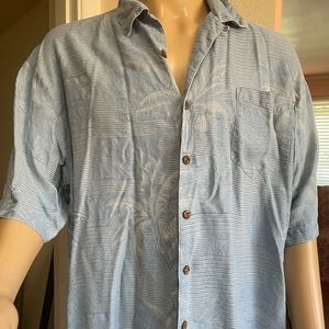 Jamaica Jaxx XL 100% Silk Button down Short